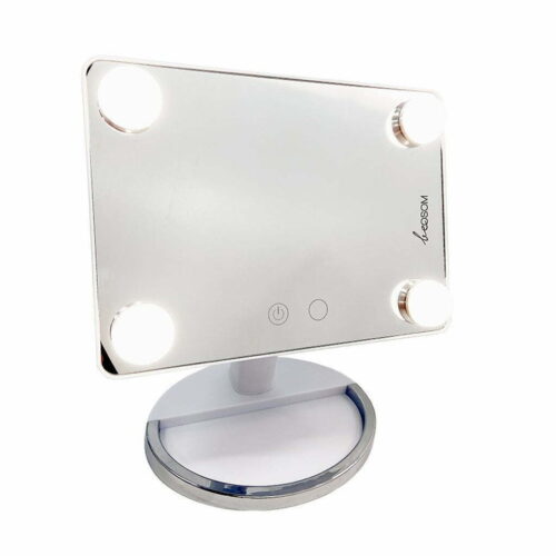 Be Osom pastatomas veidrodis su apšvietimu BEOSOML207BMR, baltos spalvos, su baterijomis