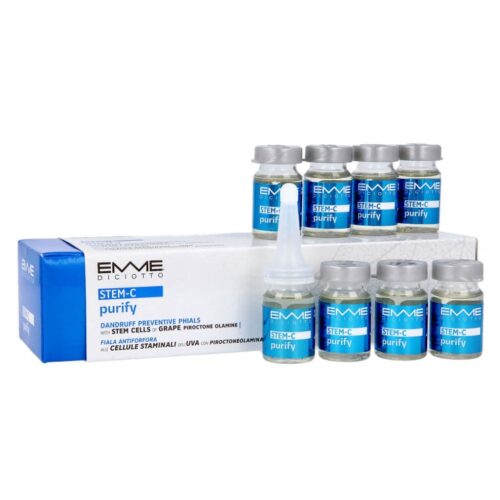 Emmediciotto STEM-C valančios ampulės nuo pleiskanų, 8x10ml