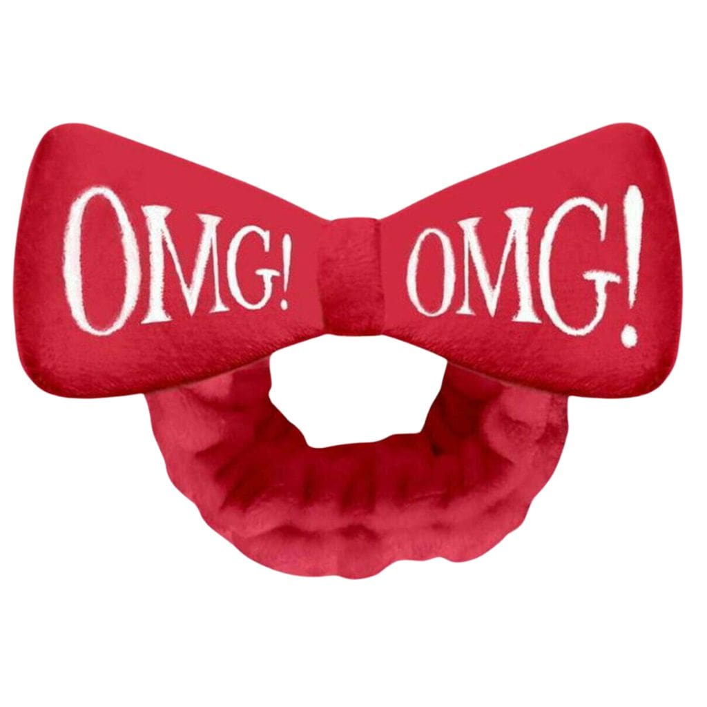 OMG! plaukų juosta Hair Band Red, raudonos spalvos
