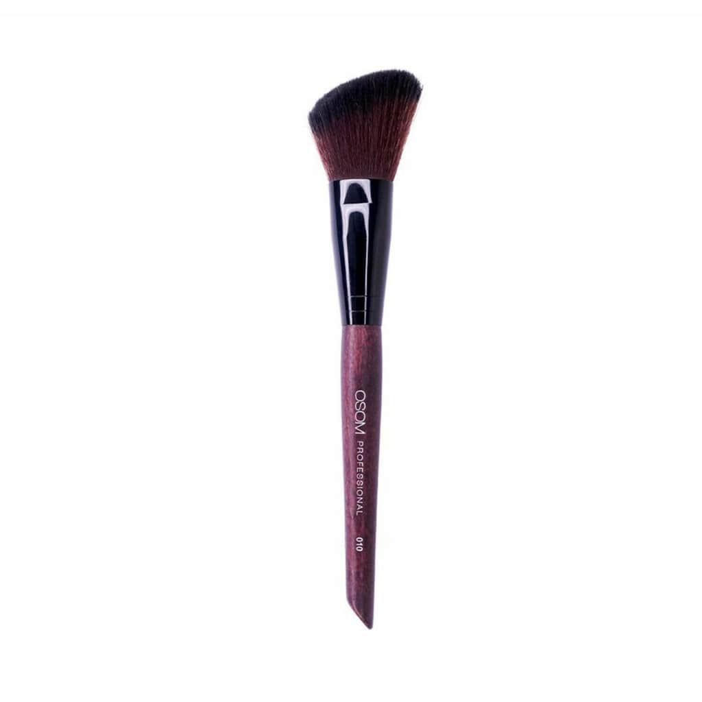 OSOM Professional makiažo šepetėlis Angled blush brush OSOMCB010, itin aukštos kokybės, sintetiniai šereliai