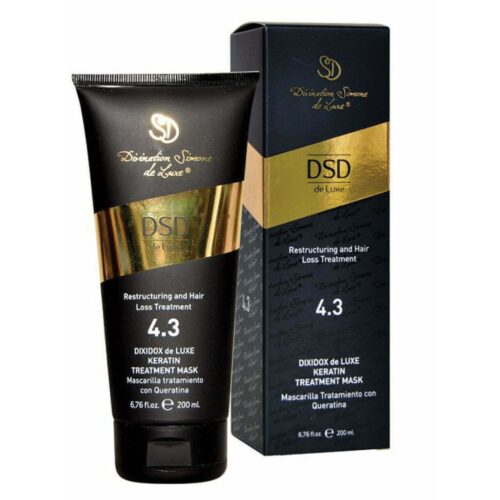 Dixidox de Luxe atstatomoji kaukė su keratinu, stimuliuojanti galvos odos mikrocirkuliaciją, Keratin Treatment Mask DSD4.3, 200ml