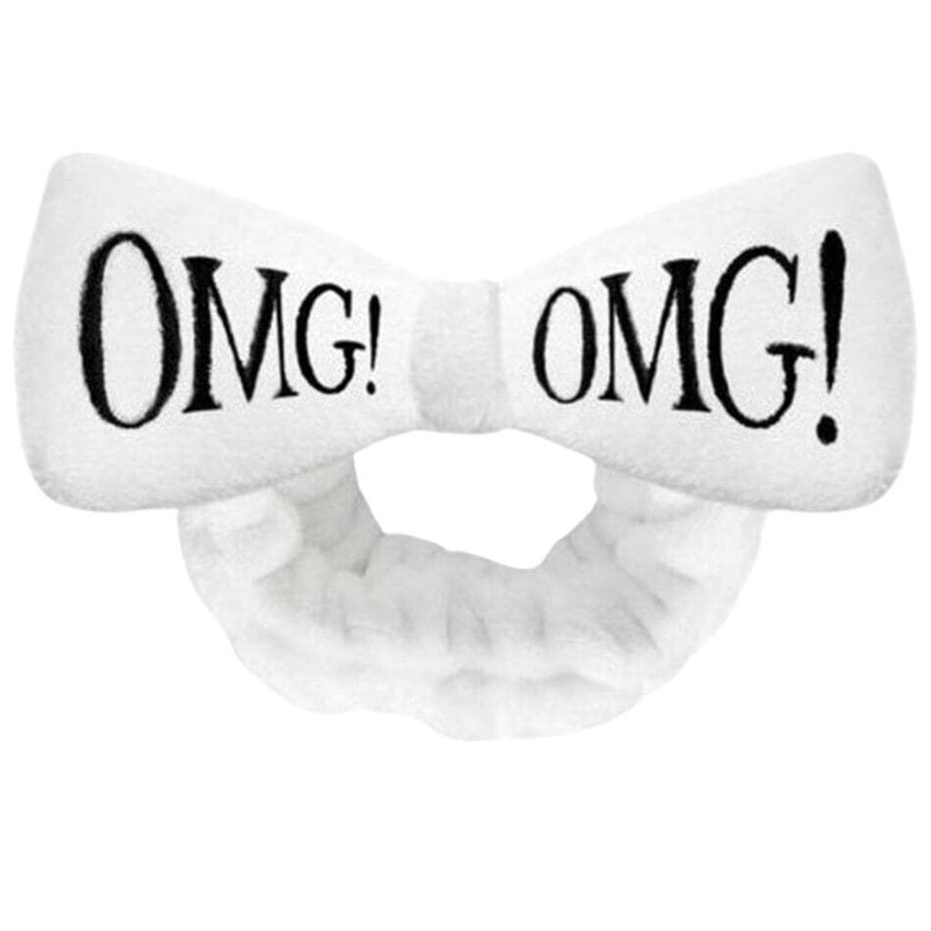 OMG! plaukų juosta Hair Band White, baltos spalvos
