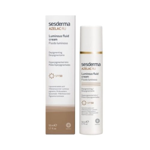 SESDERMA Azelac Ru spindesio suteikiantis kreminis fluidas SPF50, 50ml