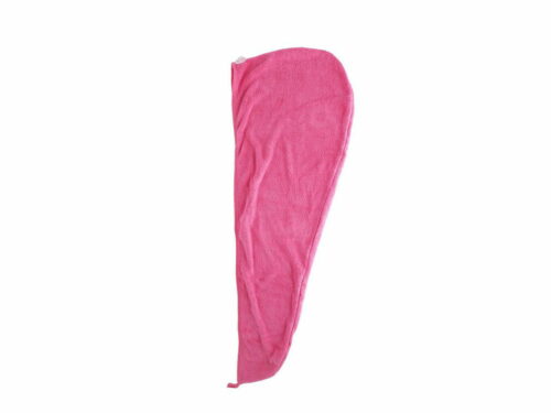 Be OSOM dušo kepurėlė ir turbanas plaukams Shower Cap  and Hair Towel, OSOM03H1, rausvos spalvos