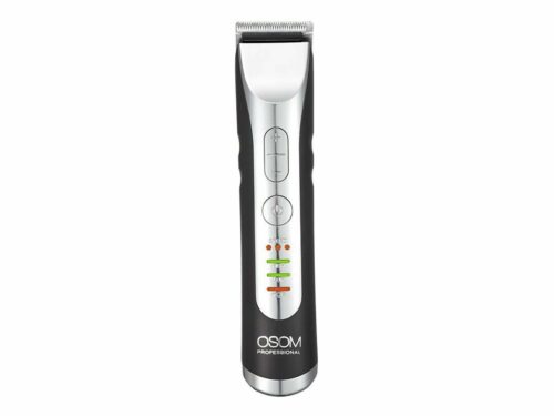 Profesionali plaukų kantavimo mašinėlė - trimeris OSOM Professional Hair Trimmer OSOMHTCHC338, LiFePo4 baterija, 100-240 V, 50/60 Hz, pilkos spalvos