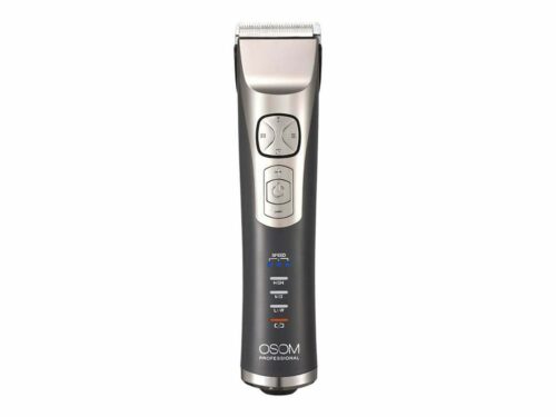 OSOM Professional profesionali plaukų kirpimo mašinėlė Hair Clipper P9 OSOMHCP9, ličio jonų baterija, 100-240V, 50/60Hz, pilkos spalvos