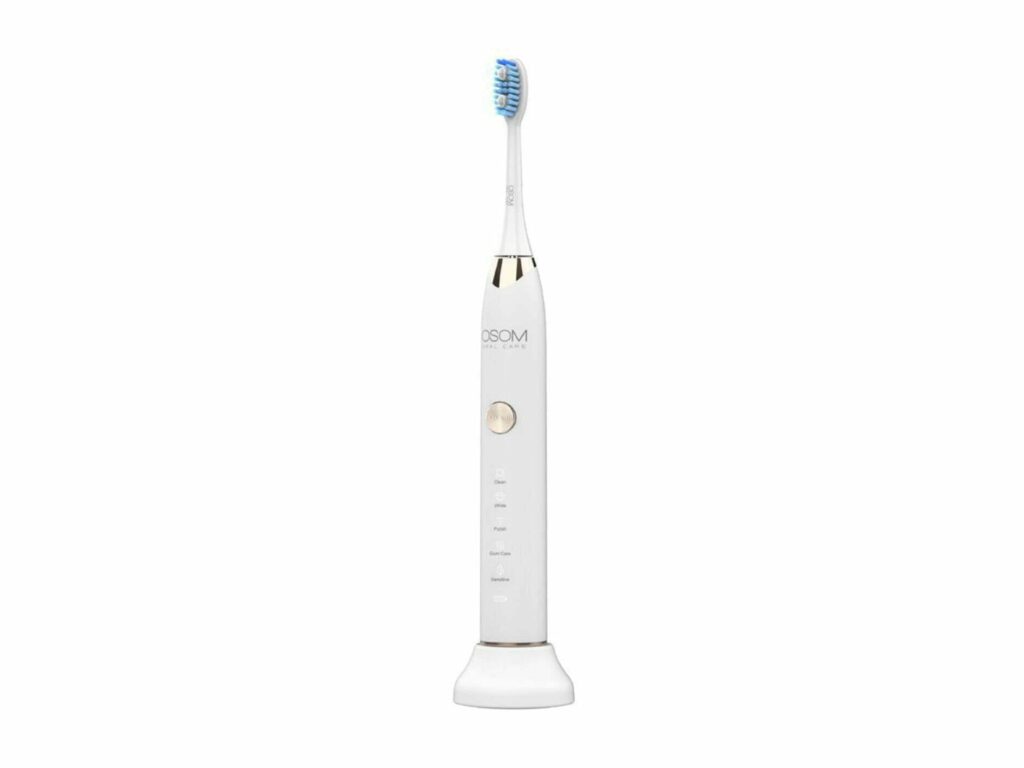 OSOM Oral Care įkraunamas, elektrinis dantų šepetėlis Sonic Toothbrush White, OSOMORALT7WH, baltos spalvos, IPX7