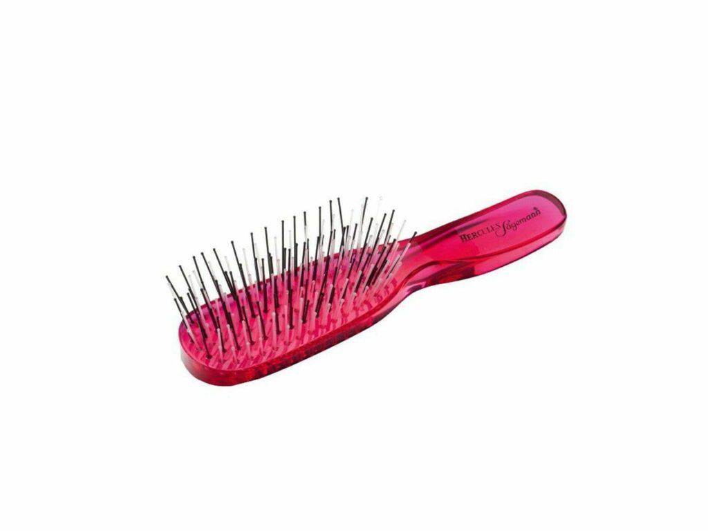 Hercules šepetys plaukų iššukavimui Small Scalp Brush Junior HER8106, rožinės spalvos