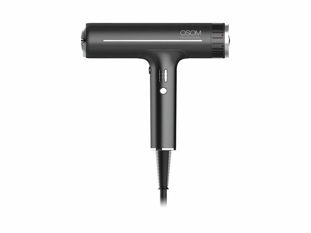 Osom Professional plaukų džiovintuvas Hair Dryer OSOMDF06HDBL, juodos spalvos, ilgaamžis BLDC variklis, 1800W