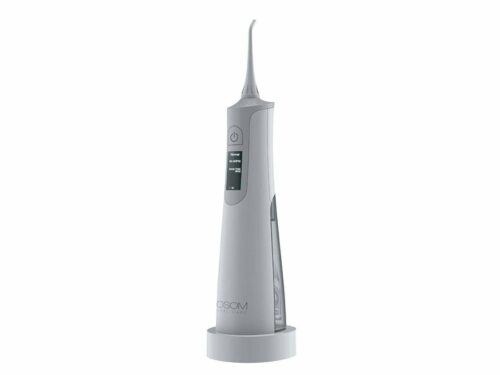 OSOM Oral Care burnos irigatorius Silver OSOMORALWF128SILV, IPX7, LCD ekranėlis, sidabrinės spalvos