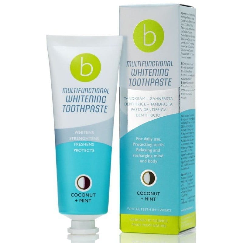 BeConfident balinamoji dantų pasta Multifunctional Whitening Toothpaste, Coconut + Mint, BEC141398, kokosų ir mėtos skonio, 75ml