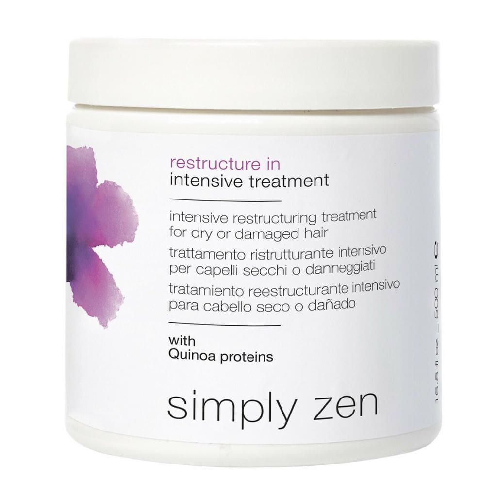 Simply Zen plaukų struktūrą atkuriantis kremas RESTRUCTURE IN INTENSIVE TREATMENT, 500ml