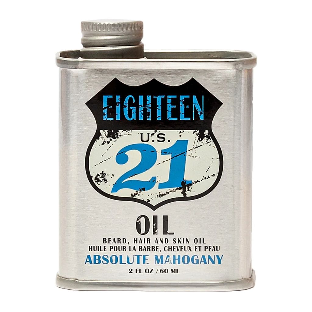 18.21 Man Made aliejus barzdai, plaukams ir odai Oil Absolute Mahogany, OIL2AM, 60ml