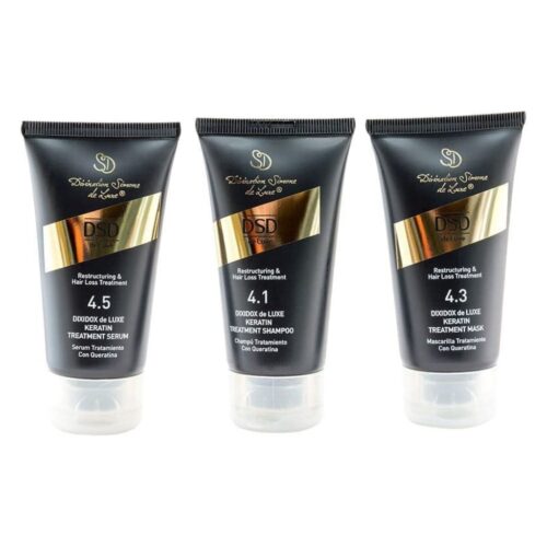 Dixidox de Luxe plaukų priežiūros priemonių rinkinys Travel Set - 4.3, 4.1, 4.5, 3x50ml