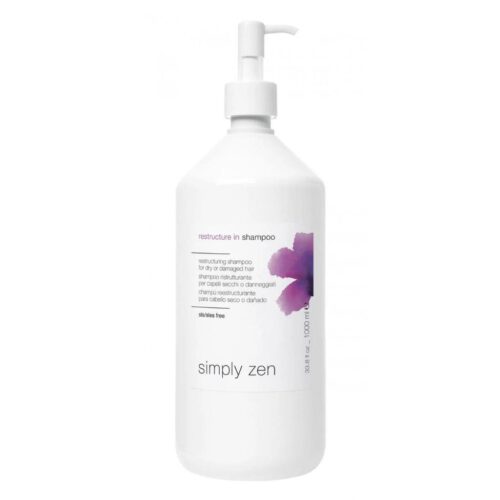 Simply Zen plaukų struktūrą atkuriantis šampūnas RESTRUCTURE IN SHAMPOO be dozatoriaus, 1000ml