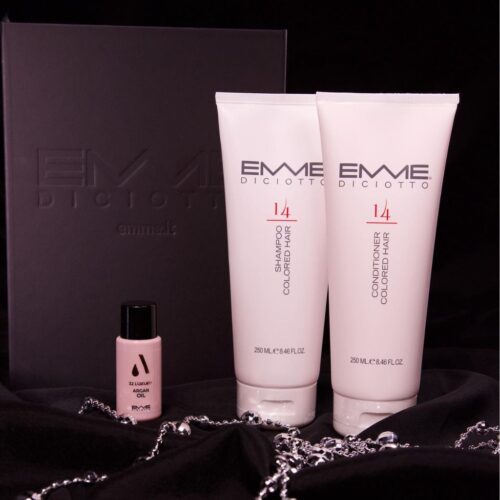 Emmediciotto rinkinys dažytam plaukui Nr.14 su magnetine dėžute