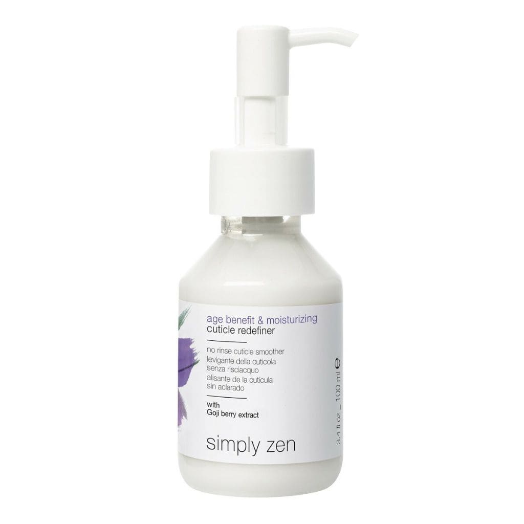 Simply Zen kremas plaukų kutikulei AGE BENEFIT & MOISTURIZING CUTICLE REDEFINER, 100ml