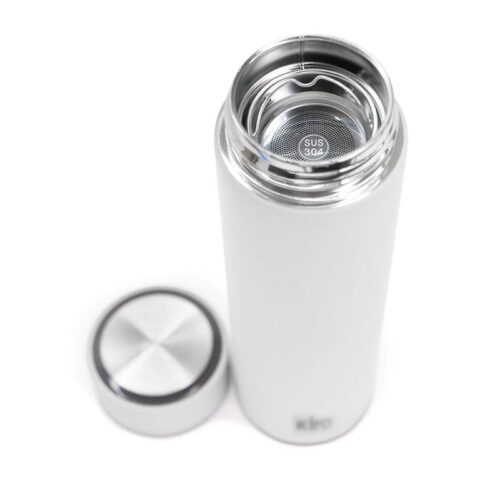 Termogertuvė su vakuumine izoliacija KIRO KI104WH, balta, 500 ml