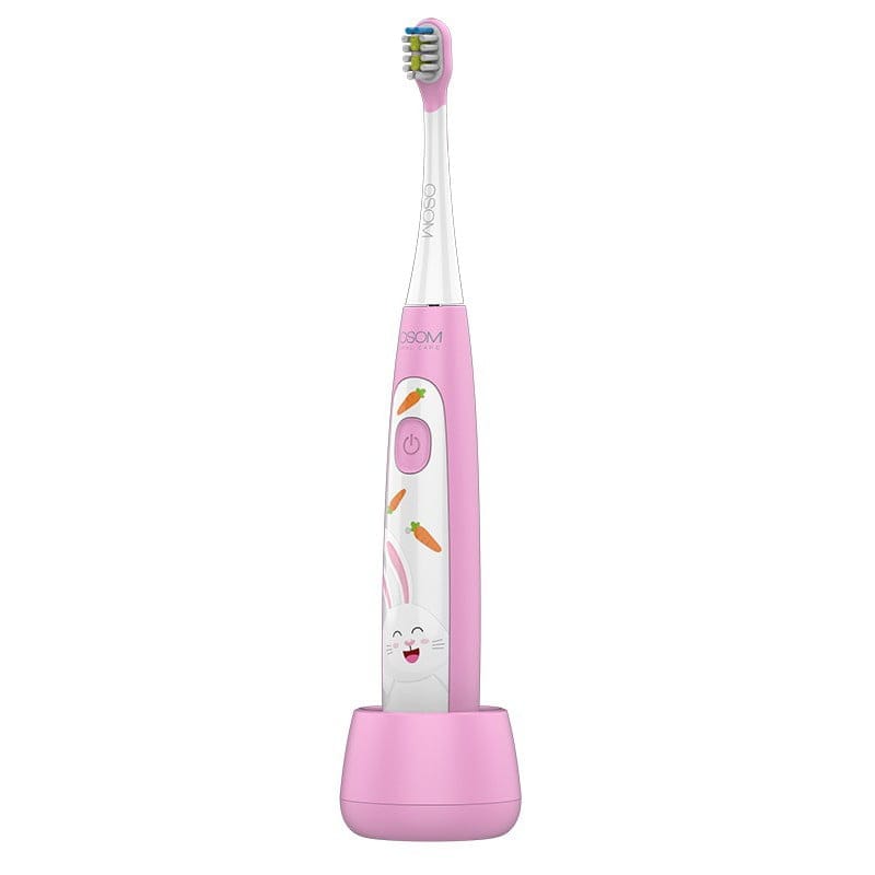 Vaikiškas įkraunamas elektrinis dantų šepetėlis OSOM Oral Care Kids Sonic Toothbrush Pink OSOMORALK7PINK, rožinės spalvos, IPX7
