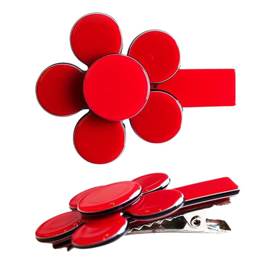 Plaukų segtukas Chaplet GA70173RED, raudonas