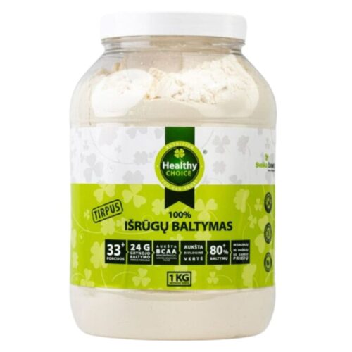 Healthy Choice 100% išrūgų baltymų koncentratas, 1kg