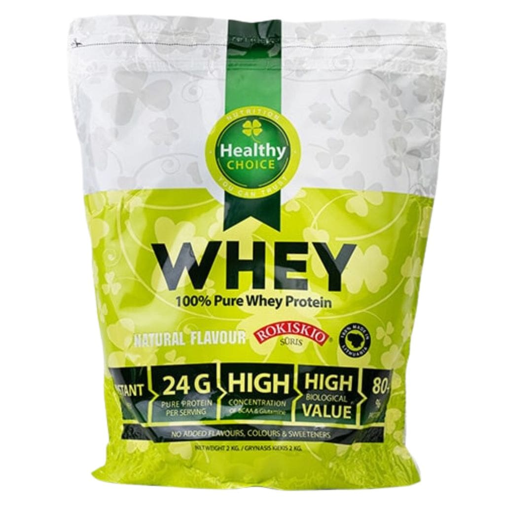 Healthy Choice 100% išrūgų baltymų koncentratas, 2kg