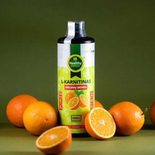 Healthy Choice riebalų degintojas, L-Karnitinas, apelsinų skonio, 1000ml