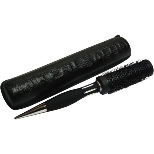 Keramikinis plaukų šepetys Kent Salon Curling, Straightening & Speed Styling Brush KS12, apvalus, 3,5 cm skersmens