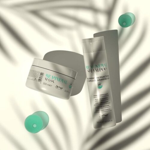 Be hair rinkinys silpniems, ploniems, plaukams BE MINERAL