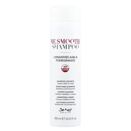 Be hair šampūnas nepaklusniems, sausiems, besipučiantiems, pažeistiems plaukams BE SMOOTH (pH5.5-6), 300ml