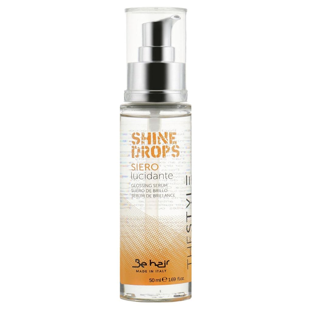 Be hair stulbinančio blizgesio suteikiantis serumas SHINE DROPS, 50ml