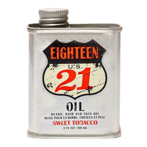 Aliejus barzdai, plaukams ir odai 18.21 Man Made Oil Sweet Tobacco, OIL2ST, 60ml