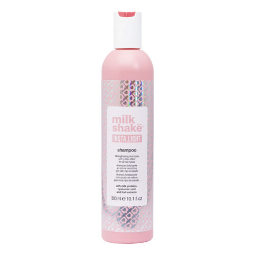 Milk Shake stiprinamasis šampūnas su užpildo efektu visų tipų plaukams INSTA.LIGHT SHAMPOO, 300ml