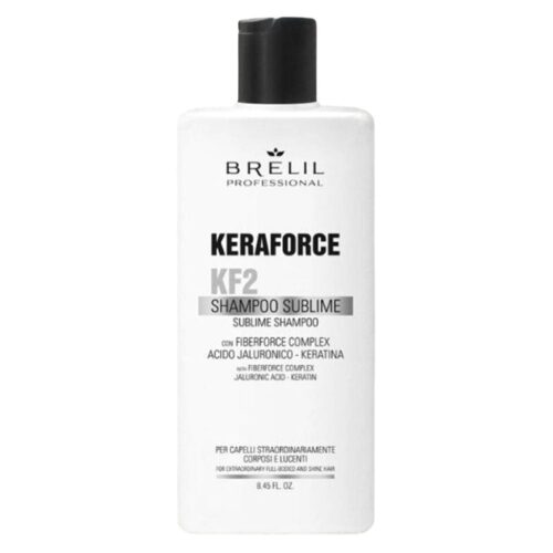 BRELIL kreminis atstatomasis šampūnas su hialurono ir keratino kompleksu KERAFORCE KF2 SHAMPOO SUBLIME, 1000ml