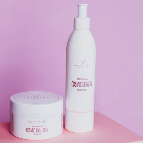 Kristina Beauty COSMIC rinkinys: plaukų kaukė ir šampūnas
