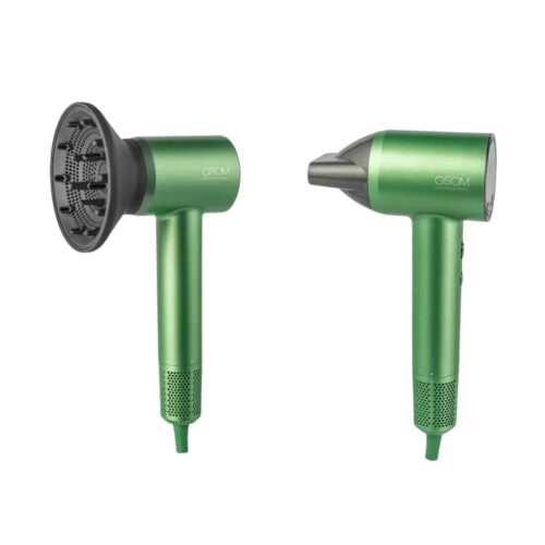Plaukų džiovintuvas OSOM Professional Touch Sensor Hair Dryer Green OSOMP182GN, 1600 W, žalias