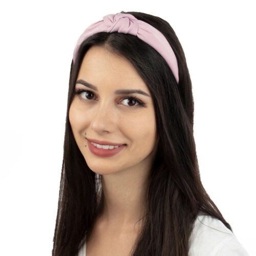 Plaukų lankelis, rožinės spalvos