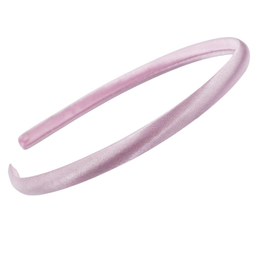 Satininis plaukų lankelis, rožinės spalvos