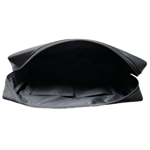 Kristina Beauty didelė kosmetinė su logotipu, 29x21x12cm, juodos spalvos