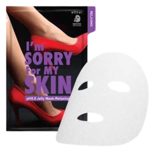 Ultru atpalaiduojanti veido odą kaukė I'm Sorry for My Skin pH5.5 Jelly Mask Relaxing SFMS7662, 33ml