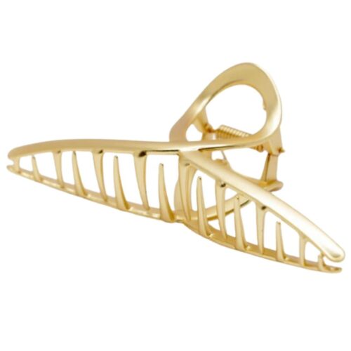 Chaplet plaukų segtukas HFAZ00003GD, auksinės spalvos, matinis, 11,5cm