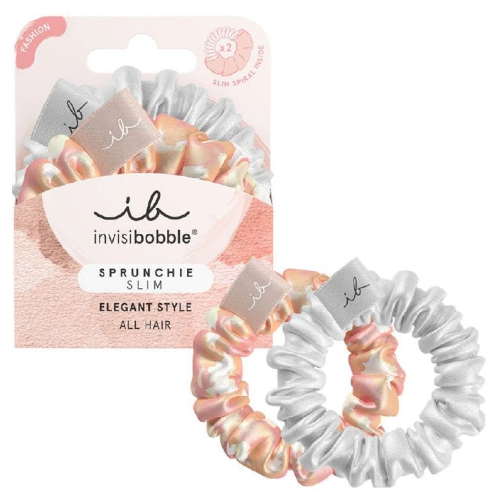 Invisibobble Sprunchie Slim gumytės plaukams Bella Chrome, IB-SPSL-PA-3-1007, 2vnt
