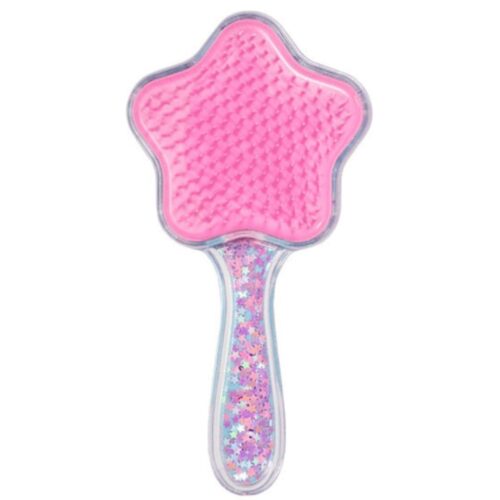 MARTINELIA plaukų šepetys su žvaigždutėmis Unicorn, melsvos spalvos