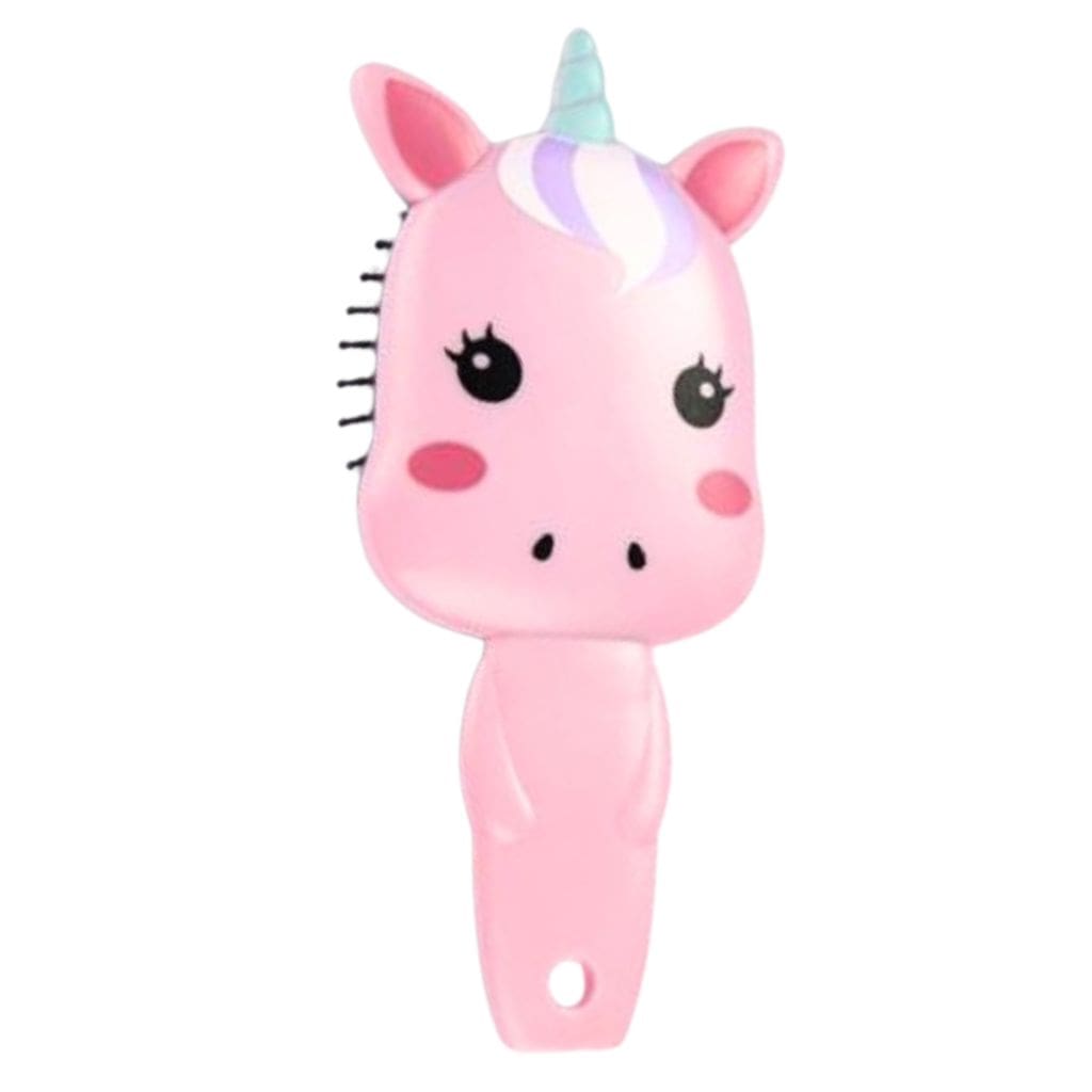 MARTINELIA plaukų šepetys vienaragis, rožinės spalvos