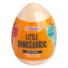 MARTINELIA vonios burbulas kiaušinio formos su siurprizu viduje Little Dinosauric, apelsinų kvapo, 100g