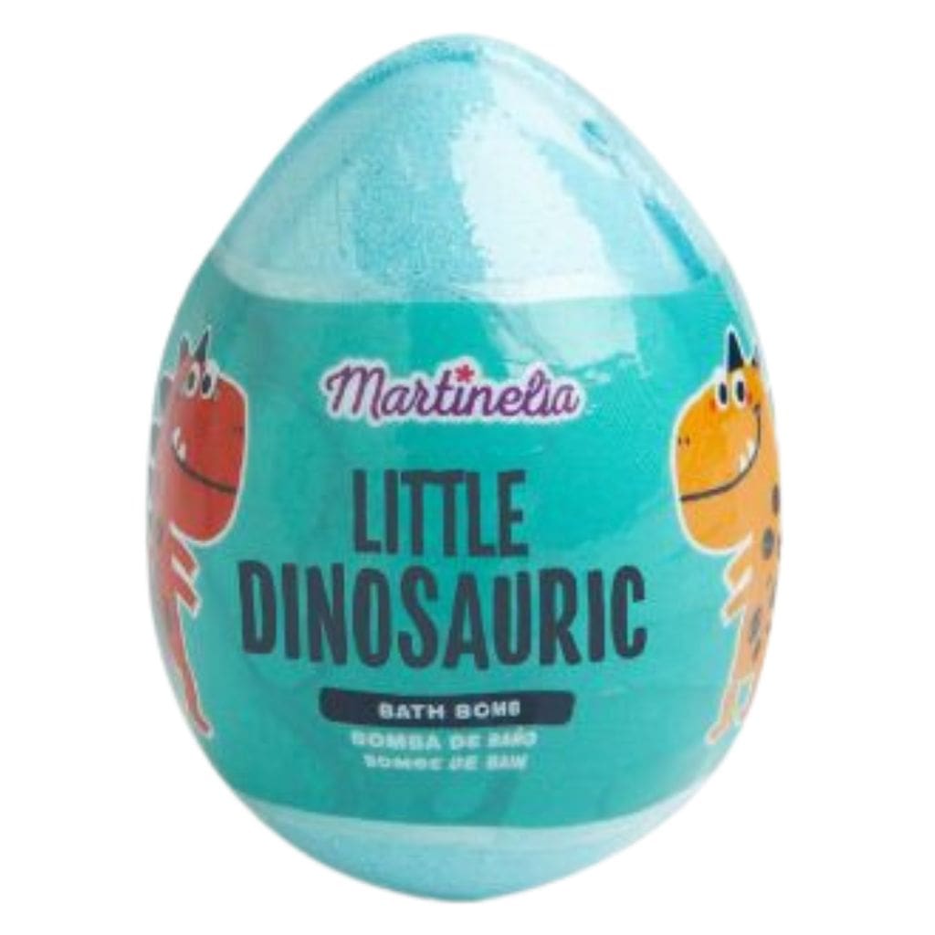 MARTINELIA vonios burbulas kiaušinio formos su siurprizu viduje Little Dinosauric, mėlynių kvapo, 100g-min MARTINELIA vonios burbulas kiaušinio formos su siurprizu viduje Little Dinosauric, mėlynių kvapo, 100g