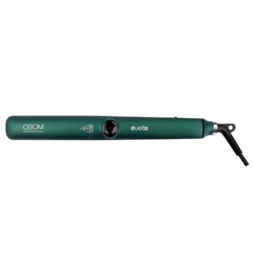OSOM Professional plaukų tiesintuvas Duetto Automatic Steam & Infrared Hair Straightener Green OSOMP089GR, su garų ir infraredo funkcijomis, žalios spalvos