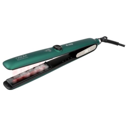 OSOM Professional plaukų tiesintuvas Duetto Automatic Steam & Infrared Hair Straightener Green OSOMP089GR, su garų ir infraredo funkcijomis, žalios spalvos
