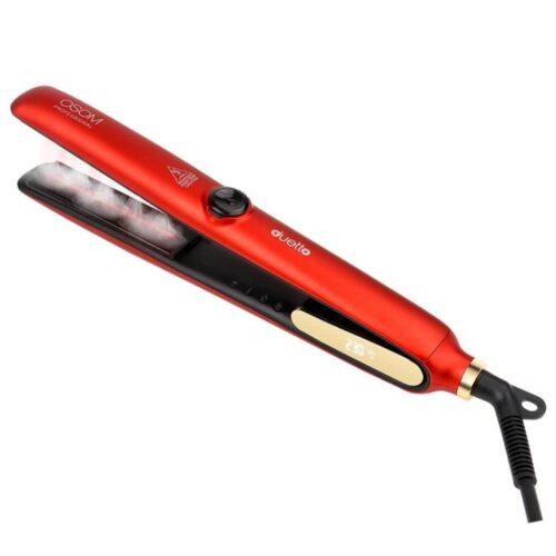 OSOM Professional plaukų tiesintuvas Duetto Automatic Steam & Infrared Hair Straightener Red OSOMP089RED, su garų ir infraredo funkcijomis, raudonos spalvos