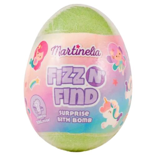 MARTINELIA vonios burbulas kiaušinio formos su siurprizu viduje FIZZ N' FIND, Macarons, 100g